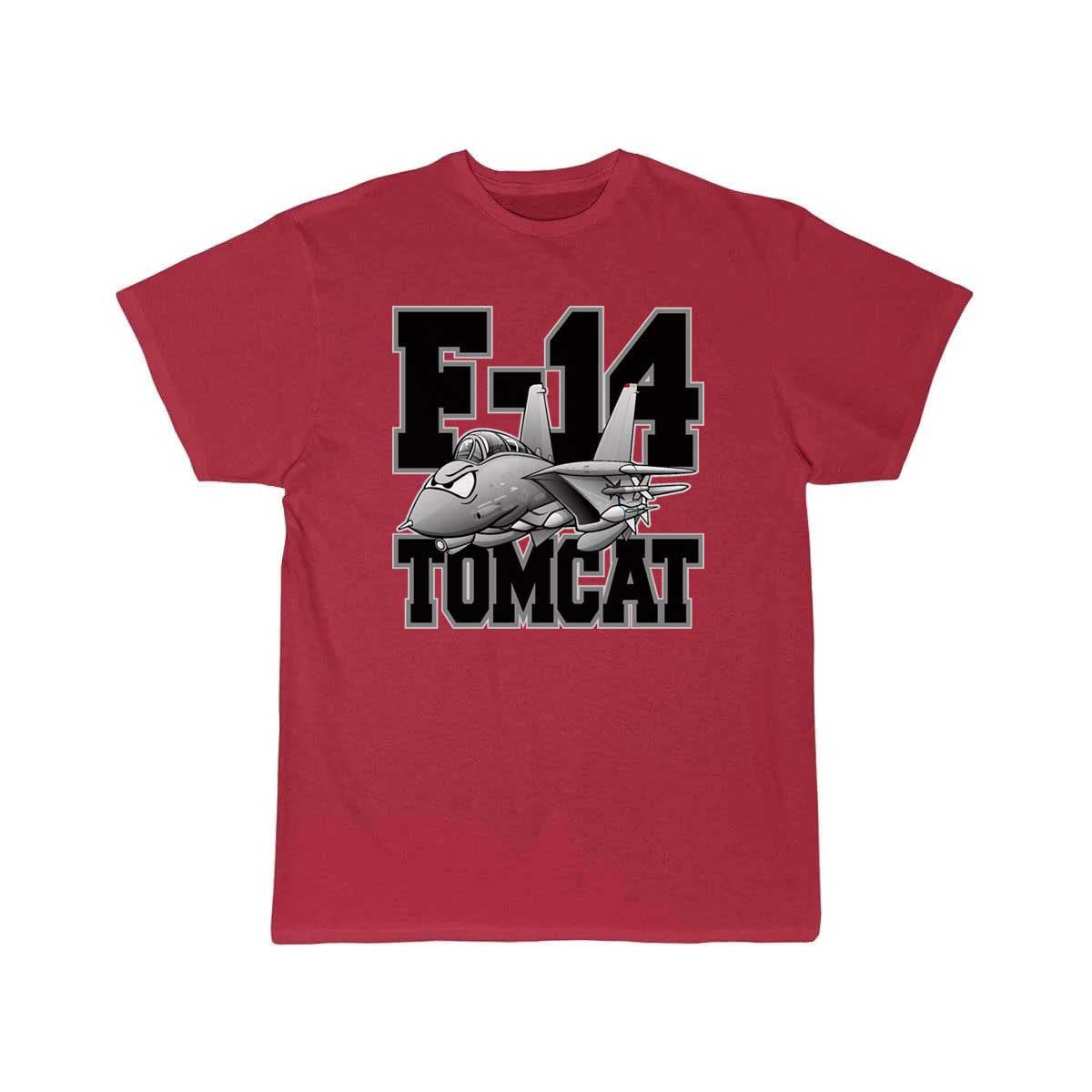 F-14 Tomcat Military Fighter Jet Aircraft Cartoon T Shirt THE AV8R