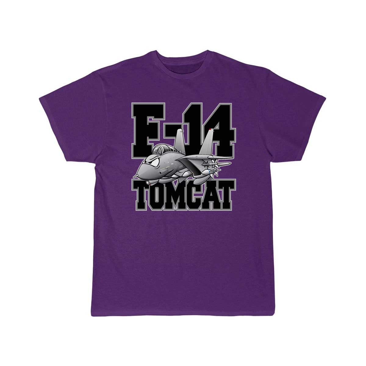 F-14 Tomcat Military Fighter Jet Aircraft Cartoon T Shirt THE AV8R