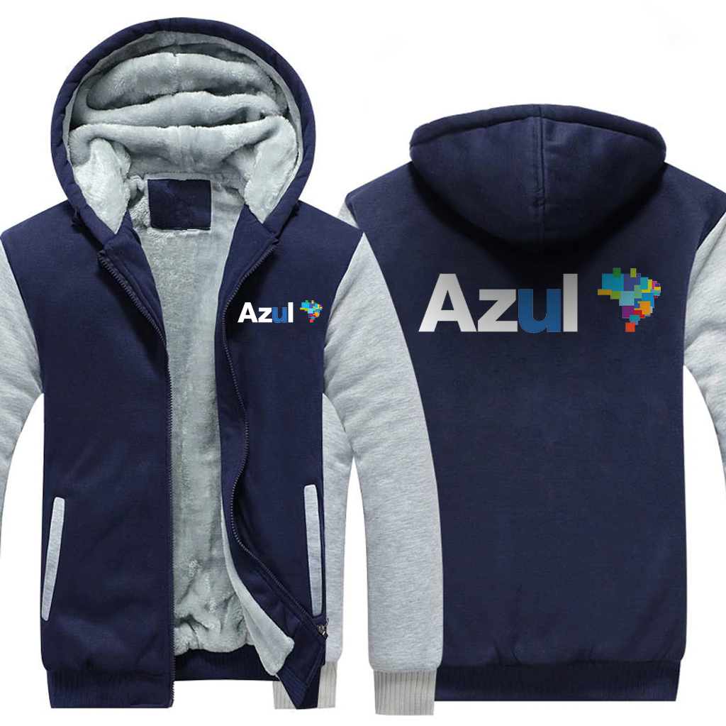 AZUL AIRLINES  JACKETS FLEECE SWEATSHIRT