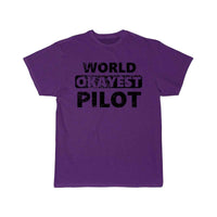 Thumbnail for Funny Pilot Pilots world okayest Pilot T-SHIRT THE AV8R