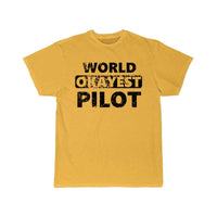 Thumbnail for Funny Pilot Pilots world okayest Pilot T-SHIRT THE AV8R