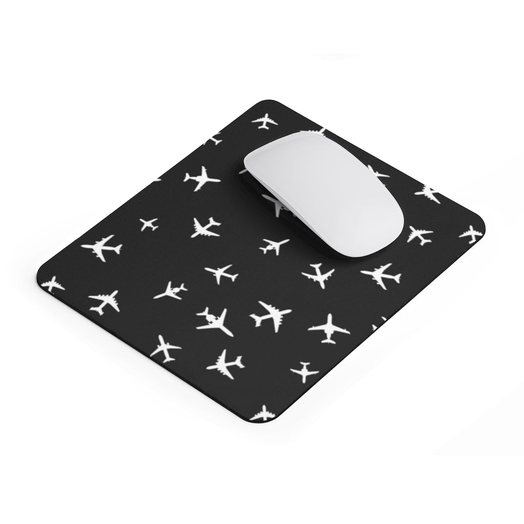 AIRPLANES WHITE -  MOUSE PAD Printify