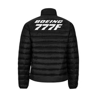 Thumbnail for BOEING 777F Men's Stand Collar Padded Jacket e-joyer