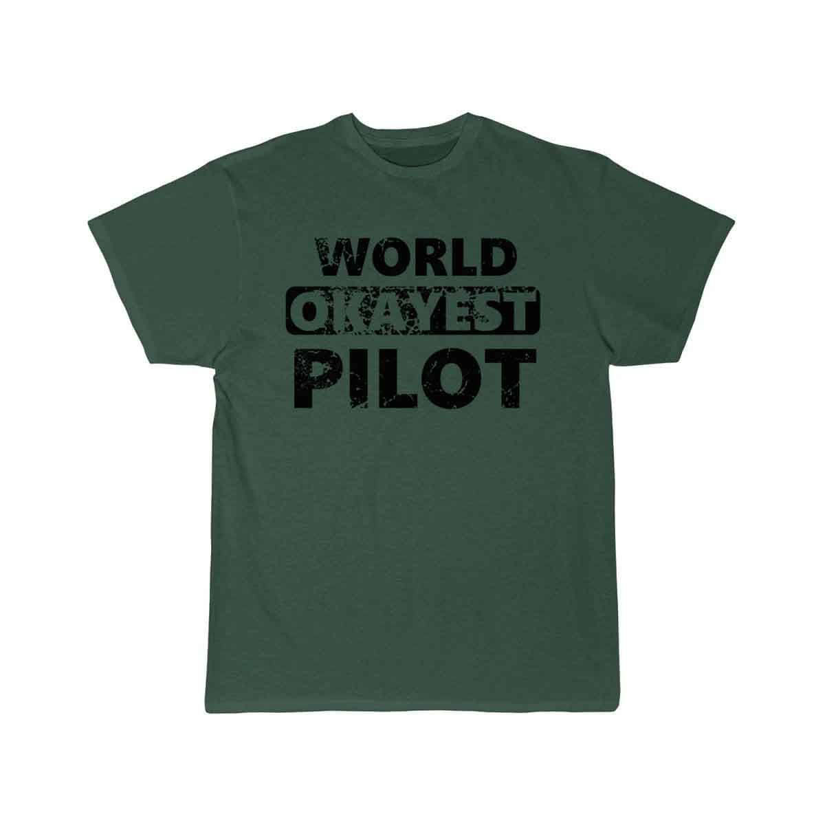 Funny Pilot Pilots world okayest Pilot T-SHIRT THE AV8R