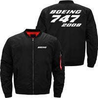 Thumbnail for Boeing 747 200B Ma-1 Bomber Jacket Flight Jacket Aviator Jacket THE AV8R