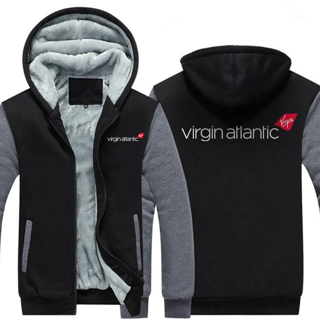 VIRGIN ATLANTIC AIRLINES  JACKETS FLEECE SWEATSHIRT