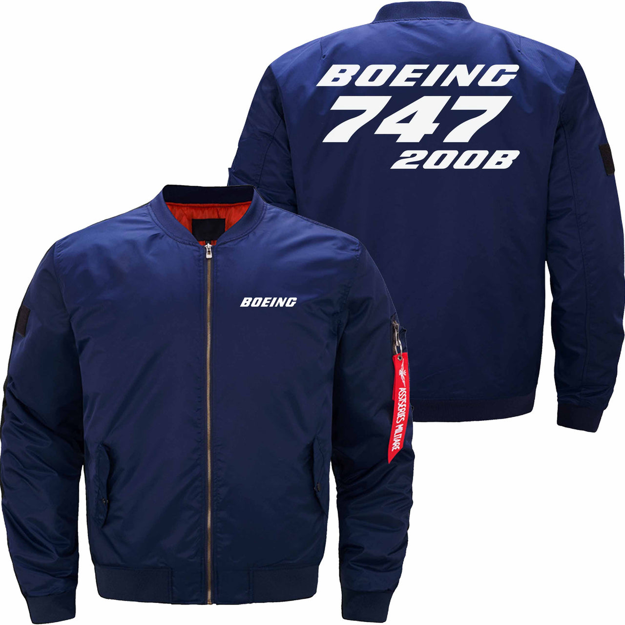 Boeing 747 200B Ma-1 Bomber Jacket Flight Jacket Aviator Jacket THE AV8R