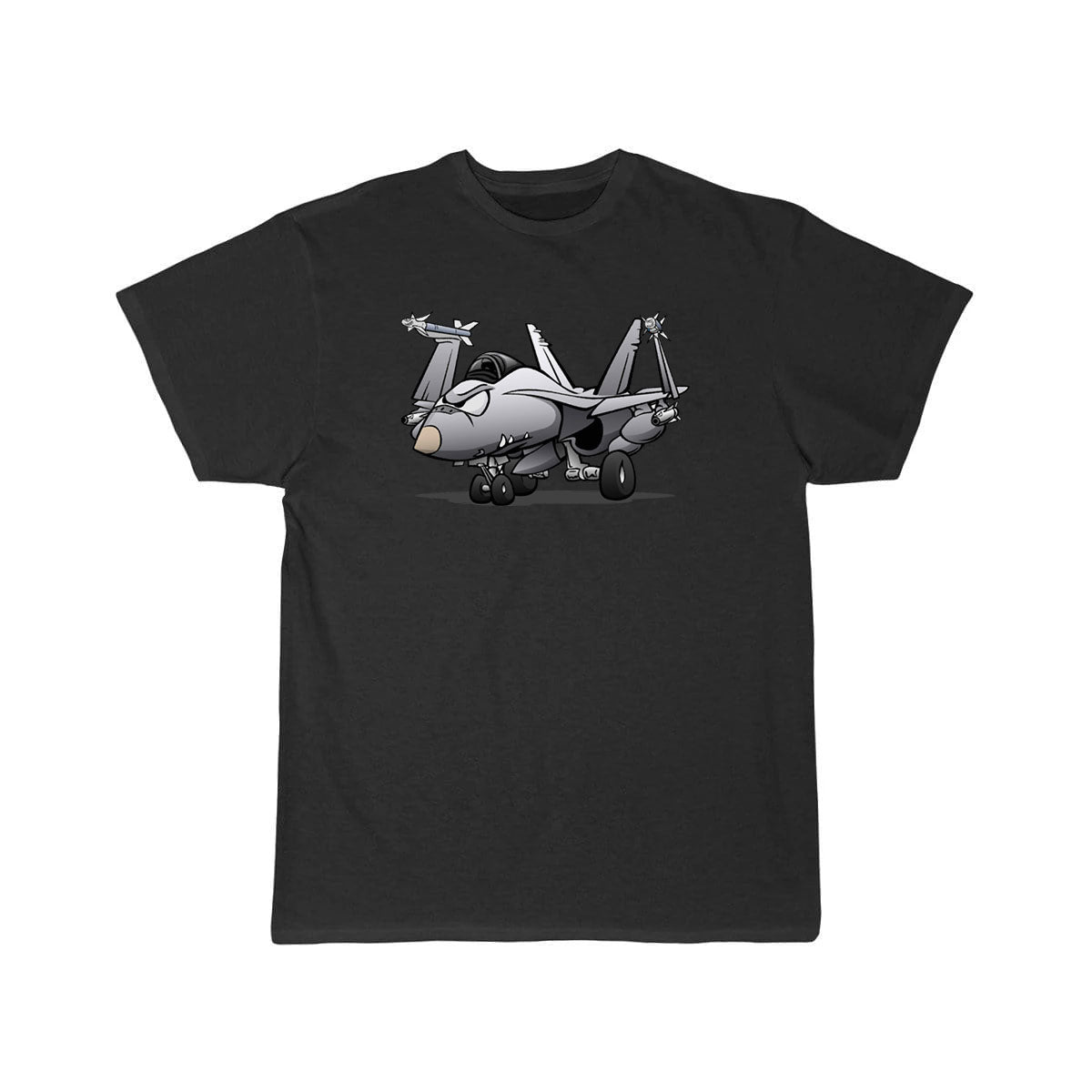 Military Naval Fighter Jet Airplane Cartoon T SHIRT THE AV8R