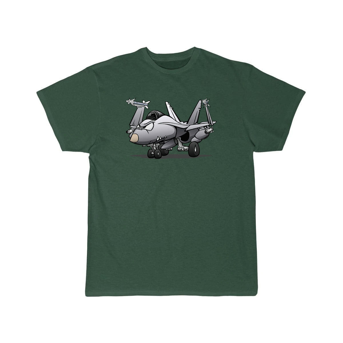 Military Naval Fighter Jet Airplane Cartoon T SHIRT THE AV8R