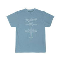 Thumbnail for Spitfire airplane blueprint T-SHIRT THE AV8R