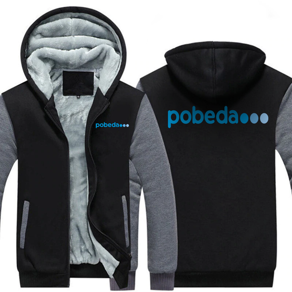 POBEDA AIRLINES  JACKETS FLEECE SWEATSHIRT