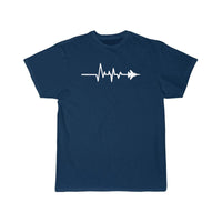 Thumbnail for Military Fighter Jet Aircraft Heartbeat Gift Print  T SHIRT THE AV8R