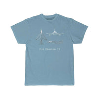 Thumbnail for F-4 Phantom Ii Fighter Jet Mechanical SketchF-4 Phantom Ii Fighter Jet Mechanical Sketch T Shirt THE AV8R