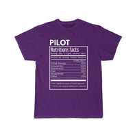 Thumbnail for Pilot Gift -Pilot Funny Nutrition Facts T-SHIRT THE AV8R