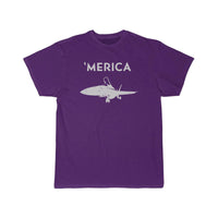 Thumbnail for Merica Fighter Jet T SHIRT THE AV8R