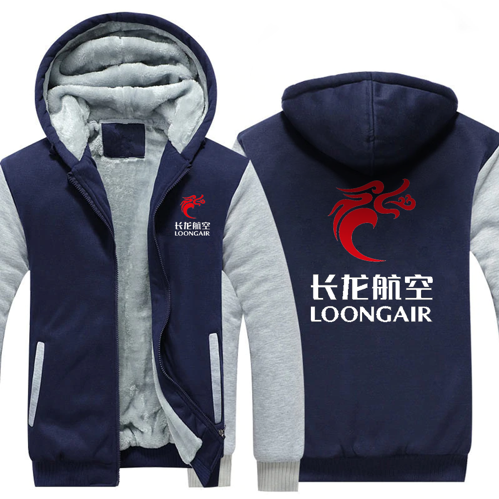 LOONG AIRLINES  JACKETS FLEECE SWEATSHIRT