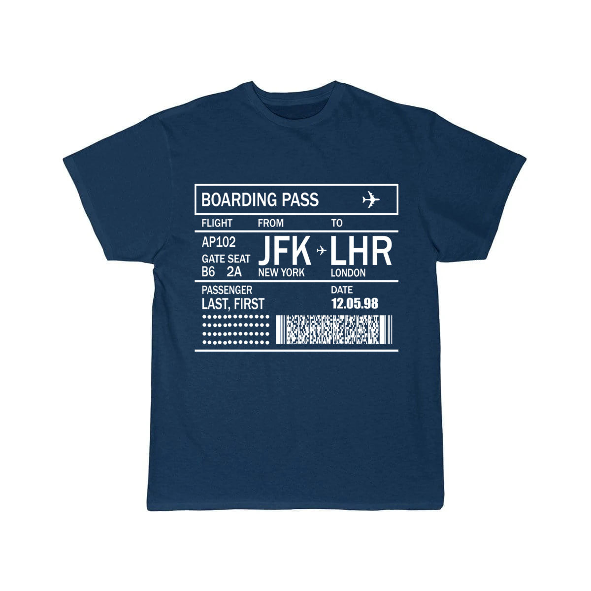 BOARDING PASS T SHIRT THE AV8R