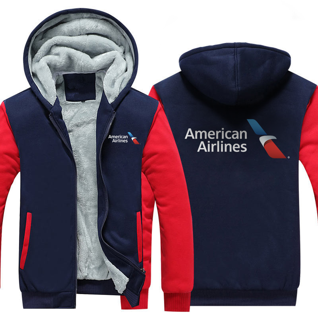 AMERICAN AIRLINES JACKETS FLEECE SWEATSHIRT