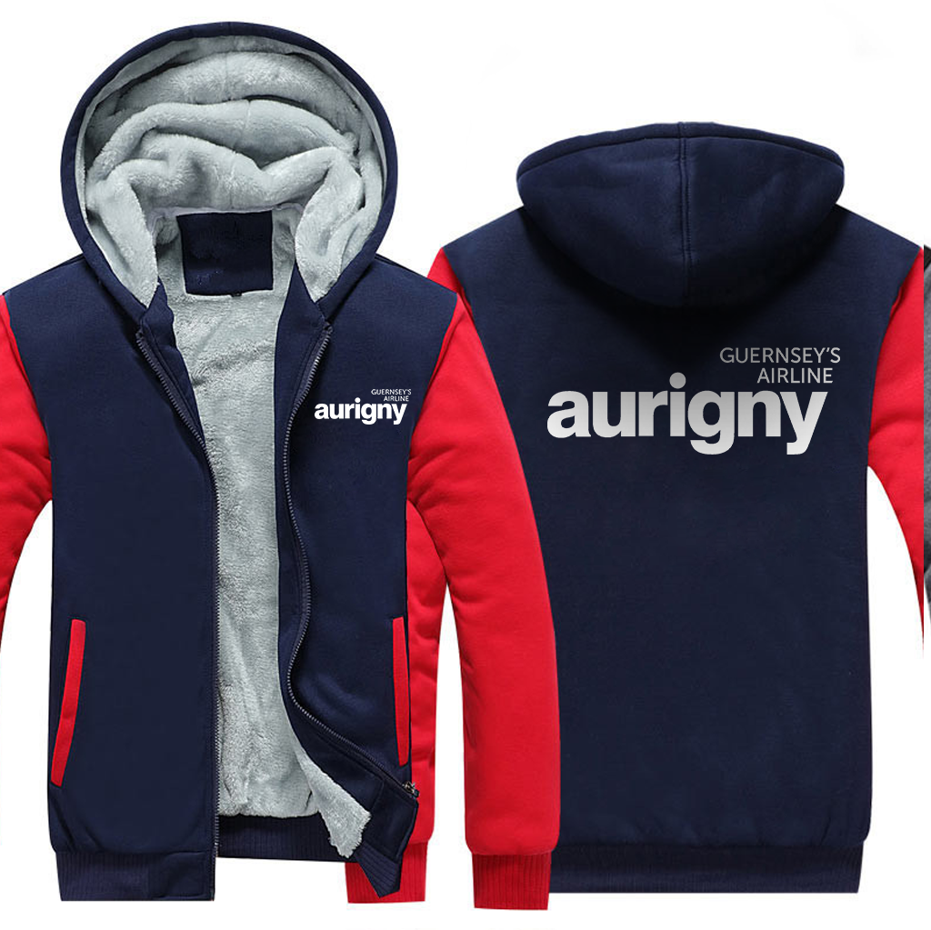 AURIGNY  AIRLINES JACKETS FLEECE SWEATSHIRT