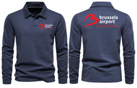 Thumbnail for AER BRUSSELS AIRPORT LONG SLEEVE  POLO