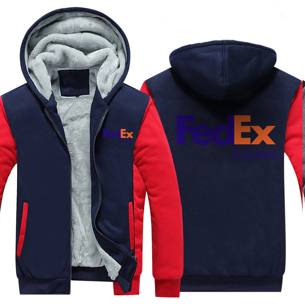 FEDEX AIRLINES  JACKETS FLEECE SWEATSHIRT