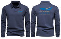 Thumbnail for CHARLATTETWON AIRPORT LONG SLEEVE  POLO