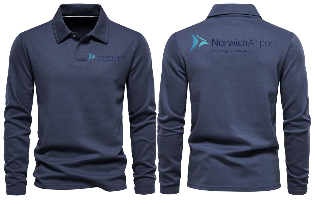 NORWICH AIRPORT LONG SLEEVE  POLO