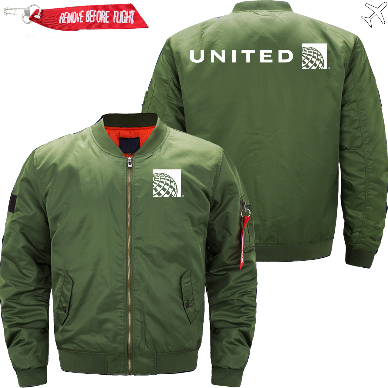 UNITED AIRLINE JACKET MA1 BOMBER