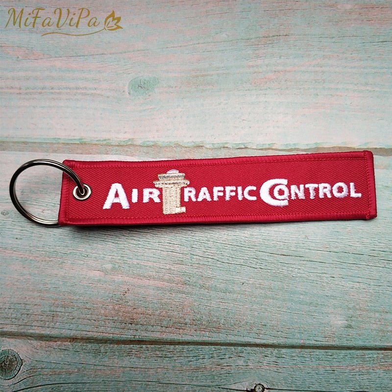 3 PCS AIRCRAFFIC CONTROL EMBROIDERY KEY CHAIN - PILOTSX