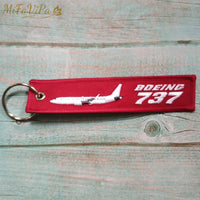 Thumbnail for 3 PCS BOEING 737 EMBROIDERY KEY CHAIN - PILOTSX