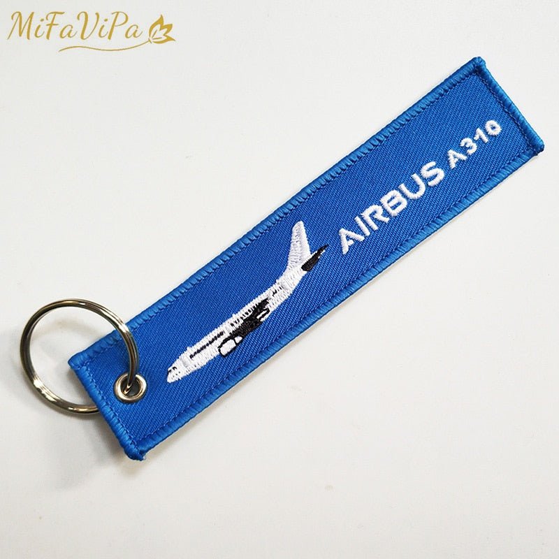 3 PCS/LOT AIRBUS A310 EMBROIDERY KEY CHAINS - PILOTSX