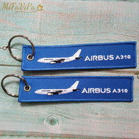 Thumbnail for 3 PCS/LOT AIRBUS A310 EMBROIDERY KEY CHAINS - PILOTSX