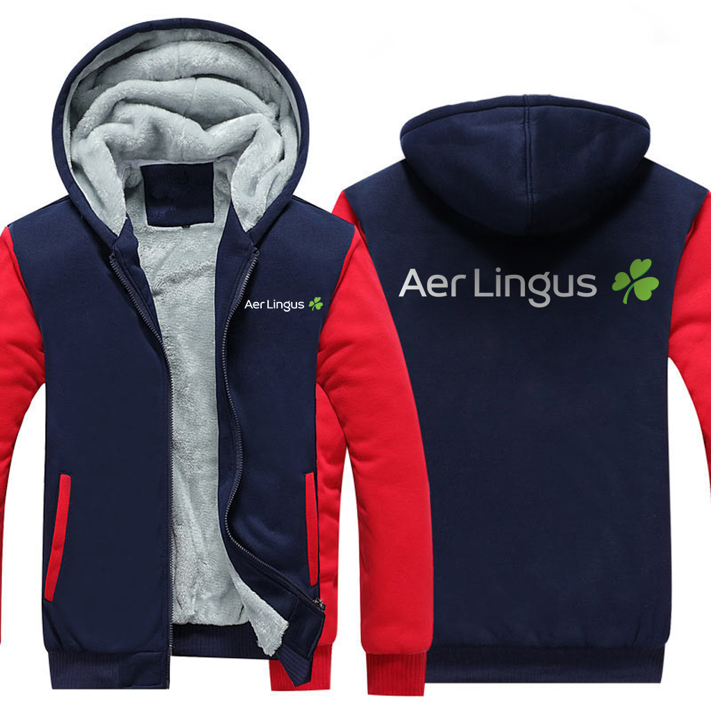 LINGUS AIRLINES  JACKETS FLEECE SWEATSHIRT