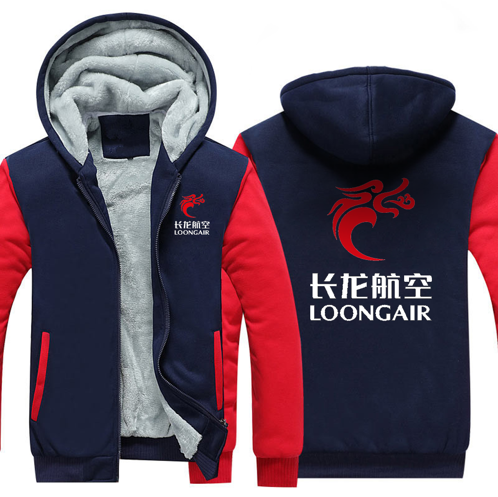 LOONG AIRLINES  JACKETS FLEECE SWEATSHIRT