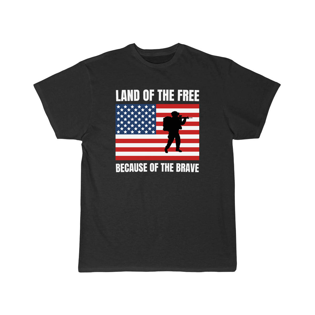 land of the free because of the brave T SHIRT THE AV8R