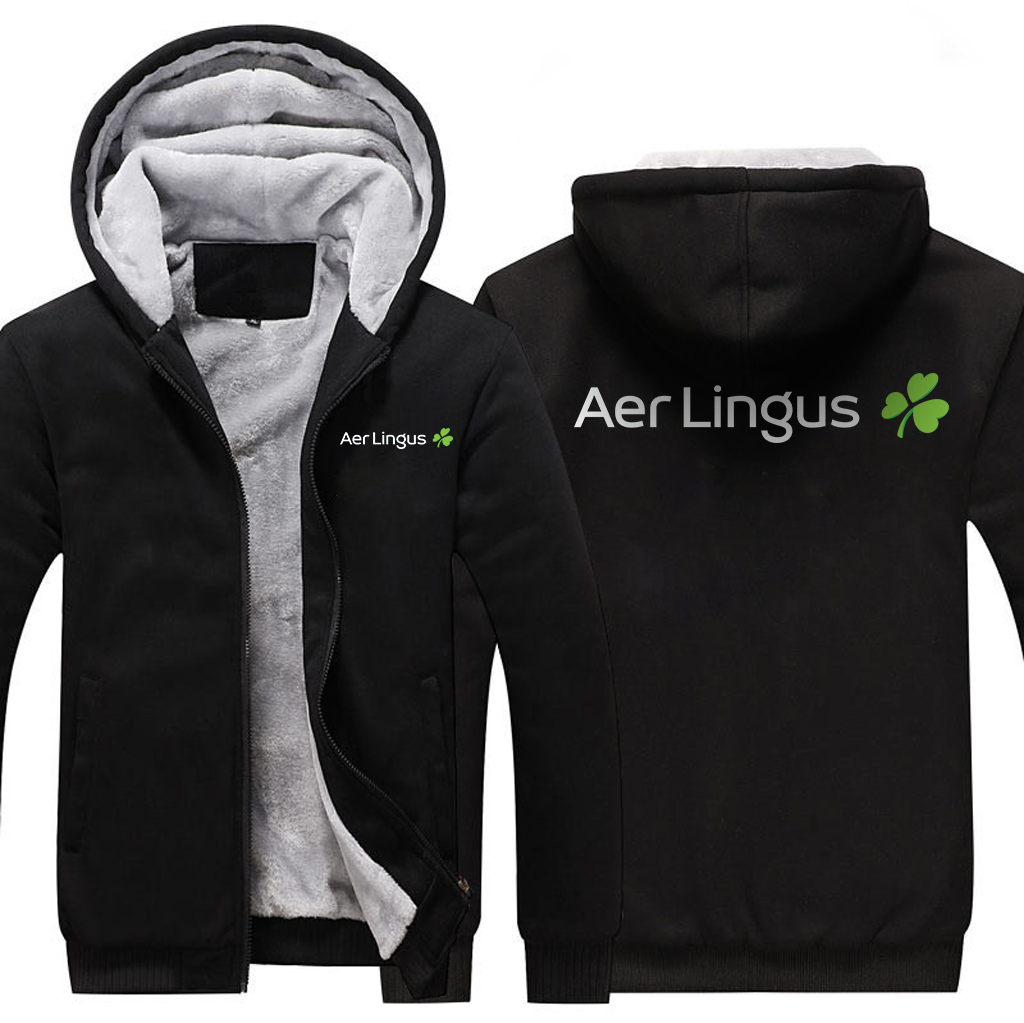 LINGUS AIRLINES  JACKETS FLEECE SWEATSHIRT