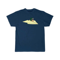 Thumbnail for Military pilot  fighter pilot in paper plane T Shirt THE AV8R