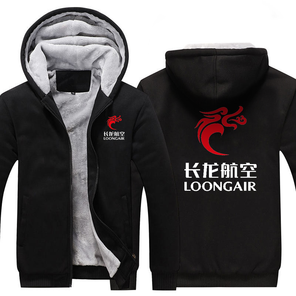 LOONG AIRLINES  JACKETS FLEECE SWEATSHIRT