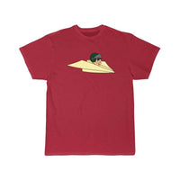 Thumbnail for Military pilot  fighter pilot in paper plane T Shirt THE AV8R