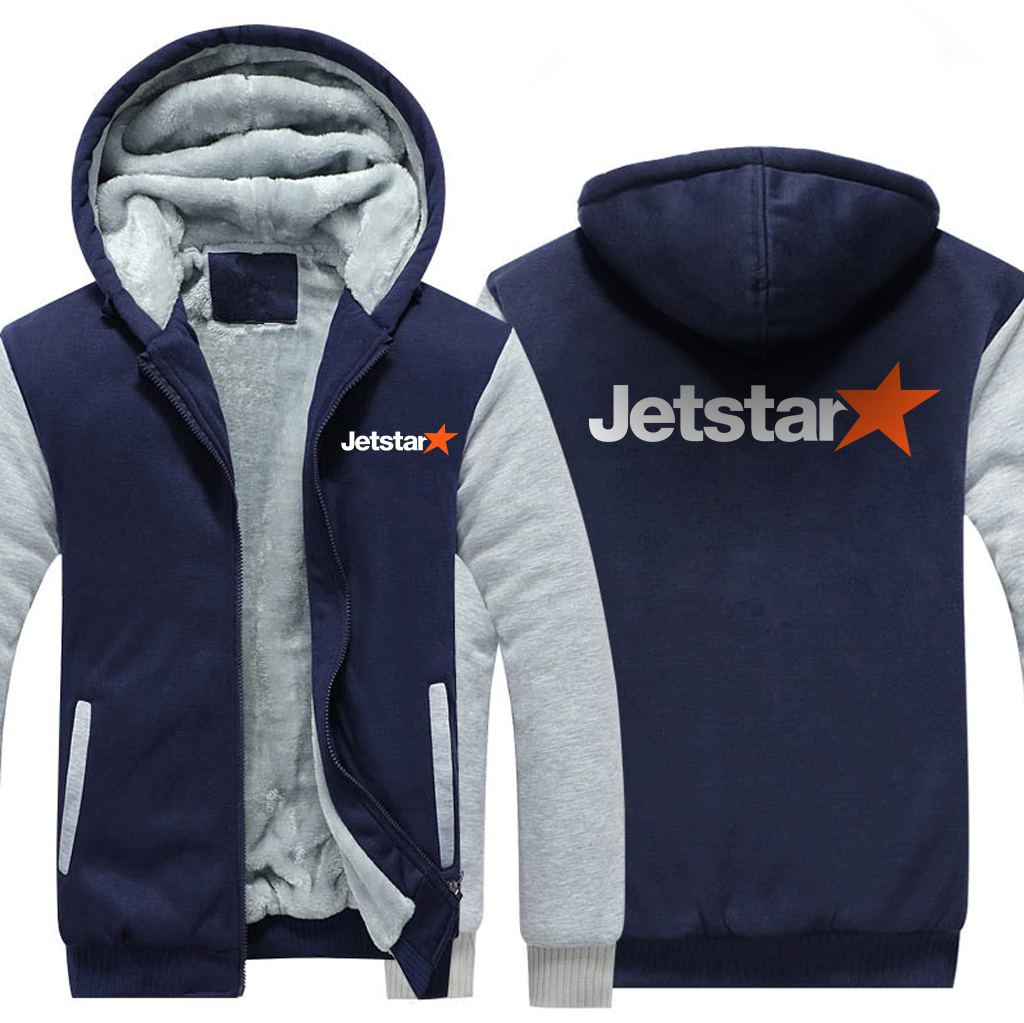 JETSTAR AIRLINES  JACKETS FLEECE SWEATSHIRT