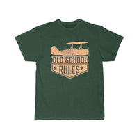 Thumbnail for old school rules (planes) T SHIRT THE AV8R