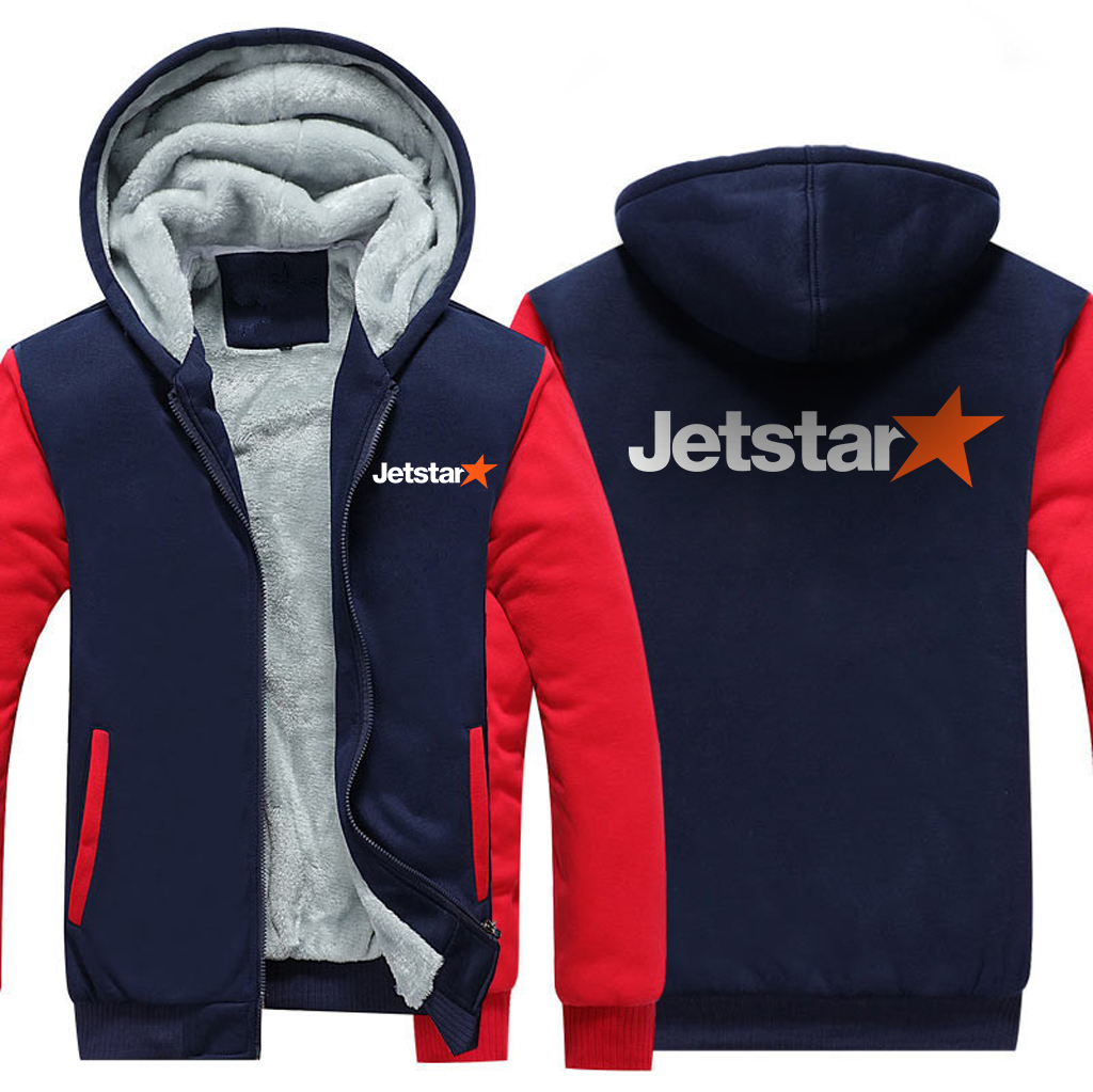 JETSTAR AIRLINES  JACKETS FLEECE SWEATSHIRT