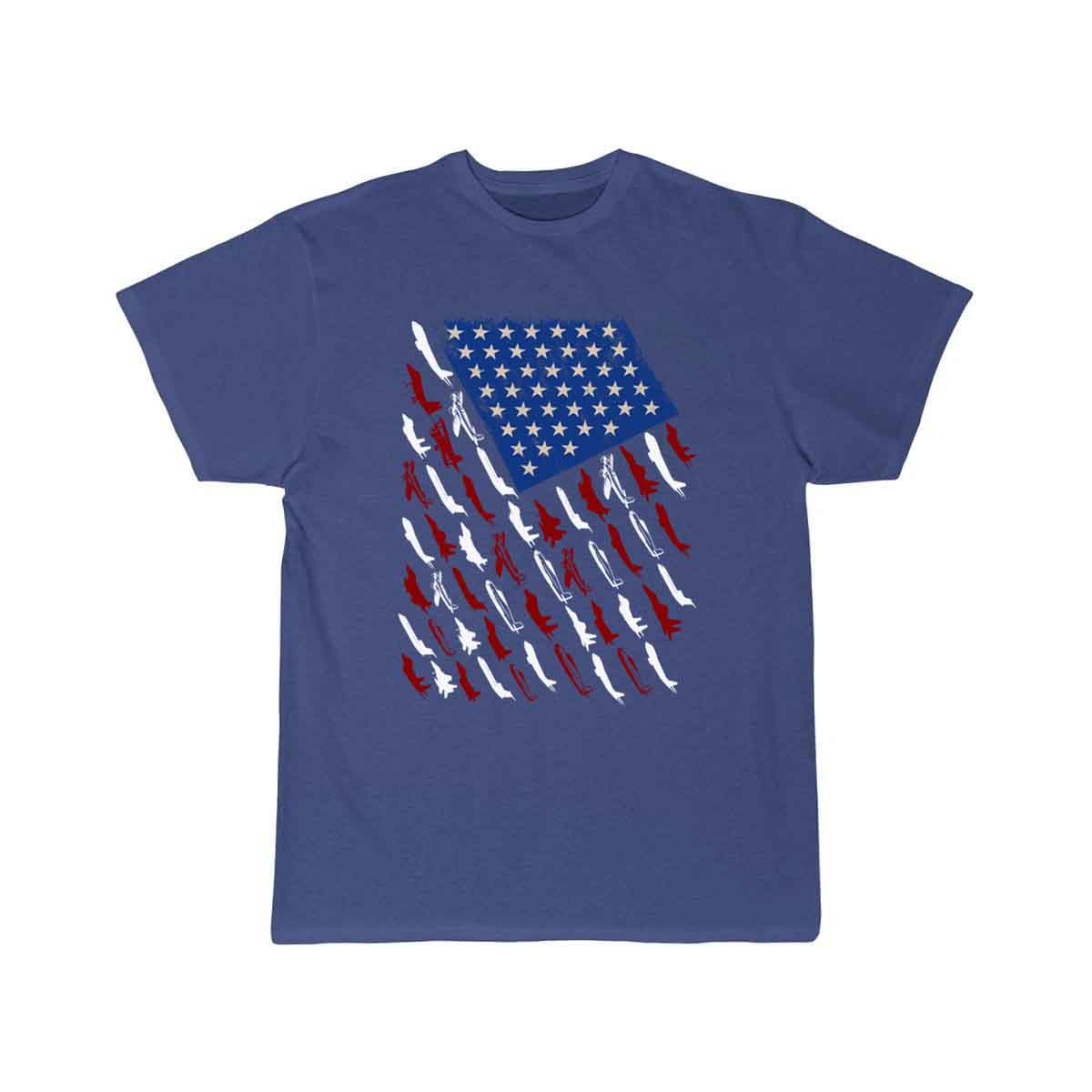 Pilot Airplane American Flag Vintage T-SHIRT THE AV8R