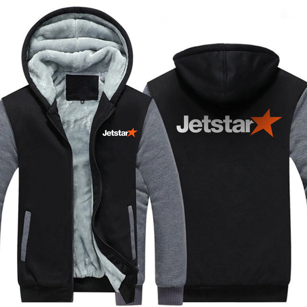 JETSTAR AIRLINES  JACKETS FLEECE SWEATSHIRT