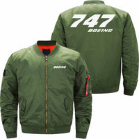 Thumbnail for Boeing 747 Ma-1 Bomber Jacket Flight Jacket Aviator Jacket THE AV8R