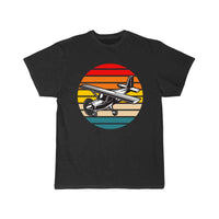 Thumbnail for Cessna 172 Skyhawk Airplane Retro Sunset T SHIRT THE AV8R