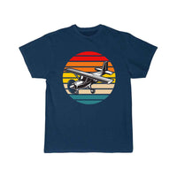 Thumbnail for Cessna 172 Skyhawk Airplane Retro Sunset T SHIRT THE AV8R