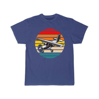 Thumbnail for Cessna 172 Skyhawk Airplane Retro Sunset T SHIRT THE AV8R