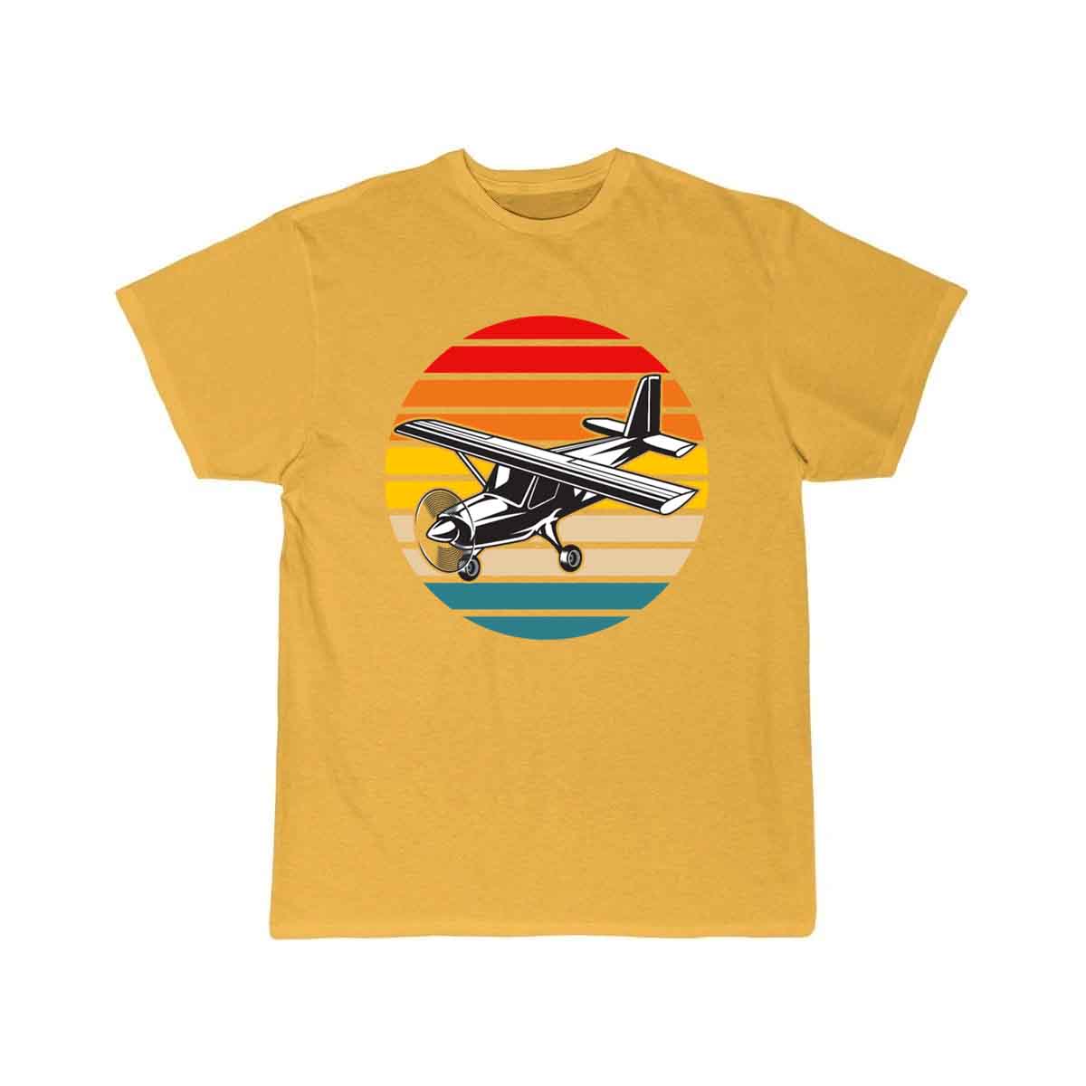 Cessna 172 Skyhawk Airplane Retro Sunset T SHIRT THE AV8R