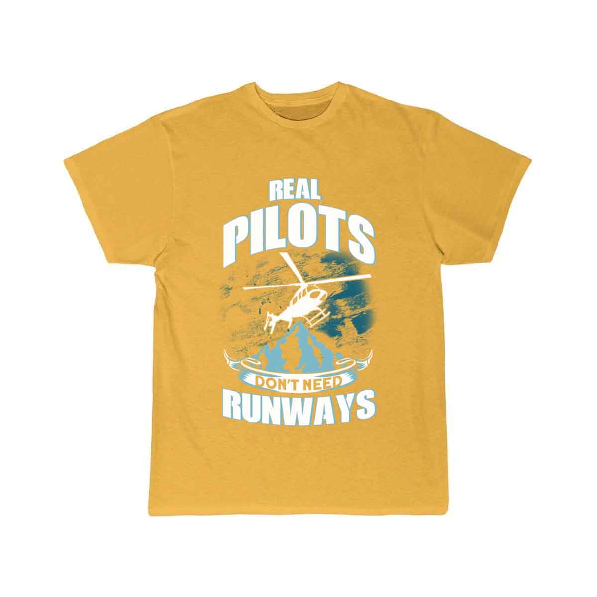 Real Pilots Don't Need Runways T-SHIRT THE AV8R